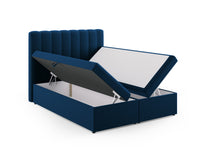 Boxspringseng Kelp: sengegavl + boxspring/madrass + madrassopplegg