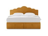 Boxspring-sengesett Dream: sengegavl + boxspring/madrass + madrasstopper