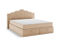 Boxspring-sengesett Dream: sengegavl + boxspring/madrass + madrasstopper