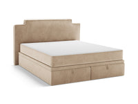 Boxspringseng-sett Princess – sengegavl + boxspring/madrass + madrasstopper
