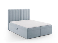 Boxspringseng Kelp: sengegavl + boxspring/madrass + madrassopplegg
