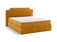 Boxspringseng-sett Princess – sengegavl + boxspring/madrass + madrasstopper