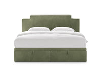 Boxspringseng-sett Princess – sengegavl + boxspring/madrass + madrasstopper