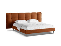 Sengeramme Eric med sengegavl og oppbevaring – 230 × 220 cm