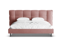 Sengeramme Eric med sengegavl og oppbevaring – 230 × 220 cm