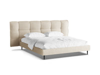 Sengeramme Eric med sengegavl og oppbevaring – 230 × 220 cm