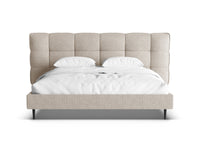 Sengeramme Eric med sengegavl og oppbevaring – 230 × 220 cm