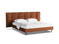 Sengeramme Eric med sengegavl og oppbevaring – 230 × 220 cm