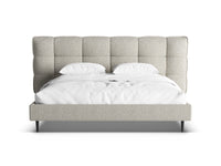 Sengeramme Eric med sengegavl og oppbevaring – 230 × 220 cm