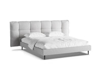 Sengeramme Eric med sengegavl og oppbevaring – 230 × 220 cm