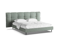 Sengeramme Eric med sengegavl og oppbevaring – 230 × 220 cm