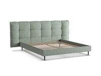 Sengeramme Eric med sengegavl og oppbevaring – 230 × 220 cm