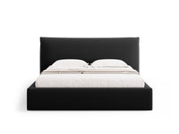 Oppbevaringsseng Kaelle med sengegavl – 180 × 223 cm