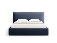 Oppbevaringsseng Kaelle med sengegavl – 180 × 223 cm