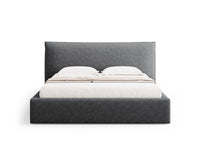 Oppbevaringsseng Kaelle med sengegavl – 180 × 223 cm