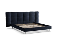 Sengeramme Eric med sengegavl og oppbevaring – 230 × 220 cm