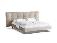 Sengeramme Eric med sengegavl og oppbevaring – 230 × 220 cm