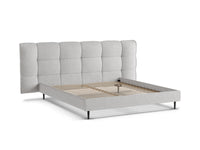 Sengeramme Eric med sengegavl og oppbevaring – 230 × 220 cm