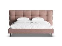 Sengeramme Eric med sengegavl og oppbevaring – 230 × 220 cm