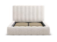 Sengeramme Kelp – stoff / med sengegavl