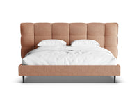 Sengeramme Eric med sengegavl og oppbevaring – 230 × 220 cm
