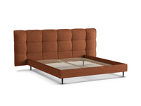 Sengeramme Eric med sengegavl og oppbevaring – 230 × 220 cm