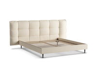 Sengeramme Eric med sengegavl og oppbevaring – 230 × 220 cm