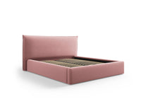 Oppbevaringsseng Kaelle med sengegavl – 180 × 223 cm