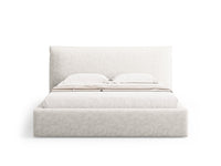 Oppbevaringsseng Kaelle med sengegavl – 180 × 223 cm