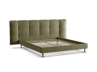 Sengeramme Eric med sengegavl og oppbevaring – 230 × 220 cm