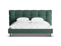 Sengeramme Eric med sengegavl og oppbevaring – 230 × 220 cm