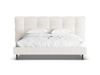 Sengeramme Eric med sengegavl og oppbevaring – 230 × 220 cm