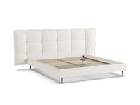 Sengeramme Eric med sengegavl og oppbevaring – 230 × 220 cm