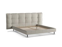 Sengeramme Eric med sengegavl og oppbevaring – 230 × 220 cm