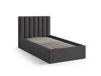Sengeramme Allison med oppbevaring og sengegavl – 100 × 220 cm