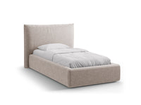 Sengeramme Kaelle med sengegavl og oppbevaring – 130 × 223 cm