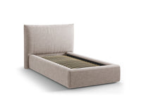 Sengeramme Kaelle med sengegavl og oppbevaring – 130 × 223 cm