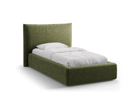 Sengeramme Kaelle med sengegavl og oppbevaring – 130 × 223 cm