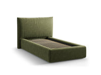 Sengeramme Kaelle med sengegavl og oppbevaring – 130 × 223 cm