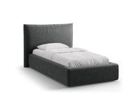 Sengeramme Kaelle med sengegavl og oppbevaring – 130 × 223 cm