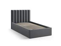 Sengeramme Allison med oppbevaring og sengegavl – 100 × 220 cm