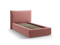 Sengeramme Kaelle med sengegavl og oppbevaring – 130 × 223 cm