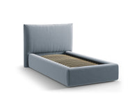 Sengeramme Kaelle med sengegavl og oppbevaring – 130 × 223 cm