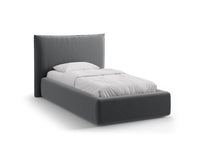 Sengeramme Kaelle med sengegavl og oppbevaring – 130 × 223 cm