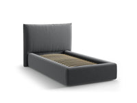 Sengeramme Kaelle med sengegavl og oppbevaring – 130 × 223 cm
