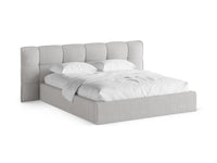 Sengeramme Eric med sengegavl og oppbevaring – 230 × 225 cm