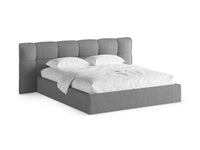 Sengeramme Eric med sengegavl og oppbevaring – 230 × 225 cm