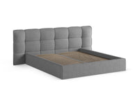 Sengeramme Eric med sengegavl og oppbevaring – 230 × 225 cm