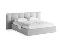 Sengeramme Eric med sengegavl og oppbevaring – 230 × 225 cm