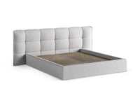 Sengeramme Eric med sengegavl og oppbevaring – 230 × 225 cm